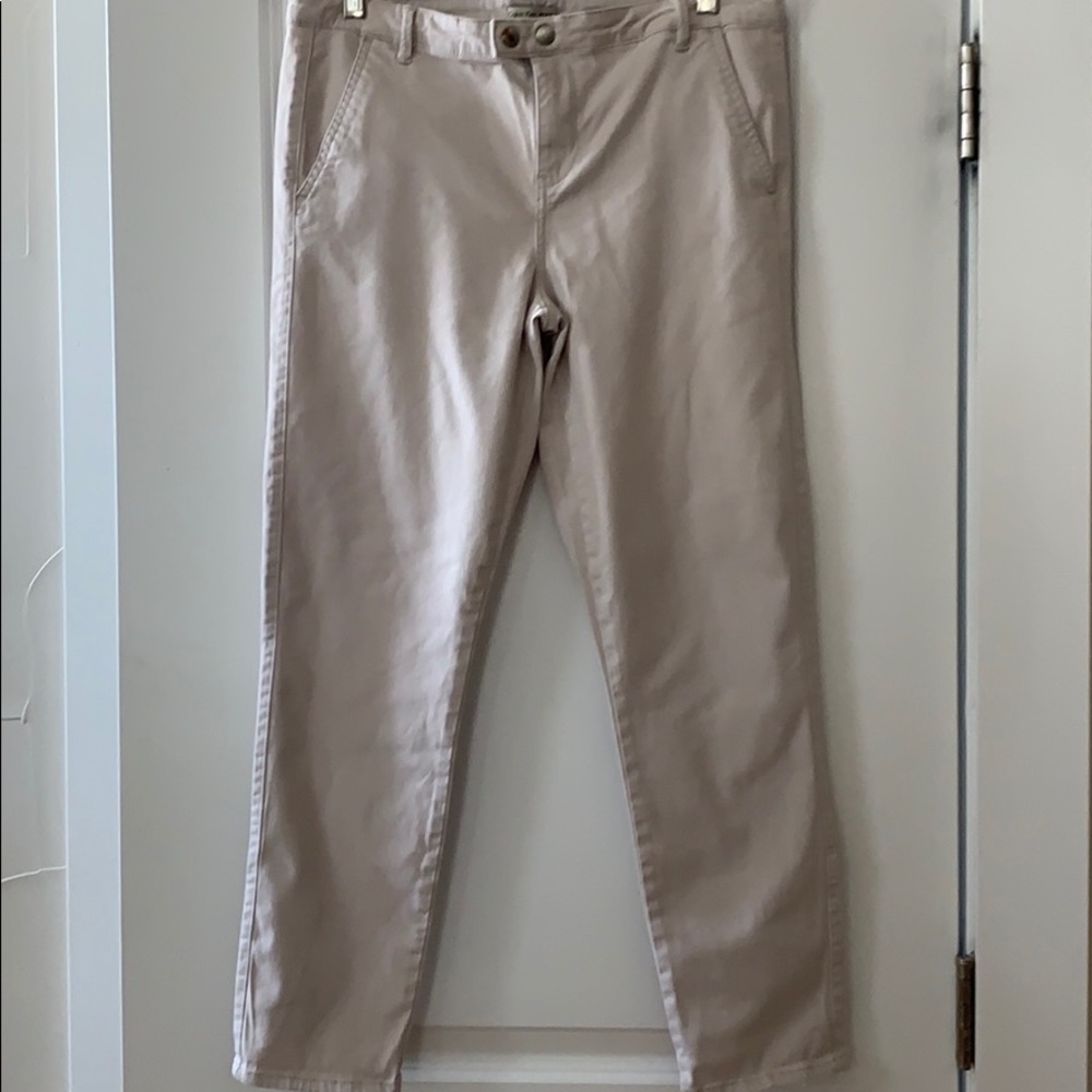 Calvin Klein Jeans stretchy slim light gray pants